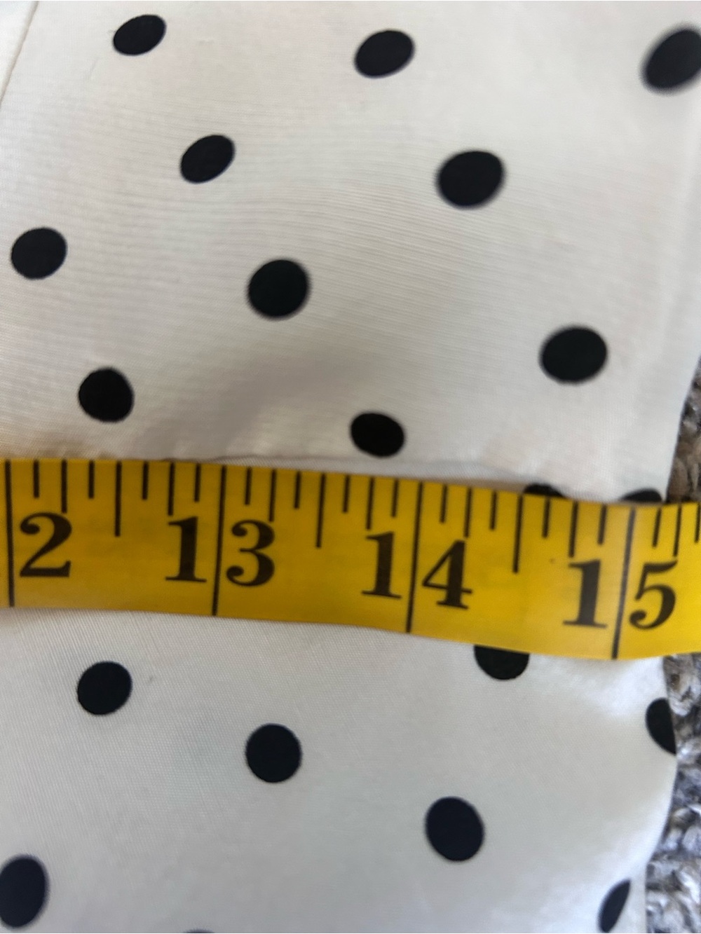 Chadwick’s Vintage 100% Silk Rockabilly Polka Dot Dress size 8 Petite - Picture 7 of 8